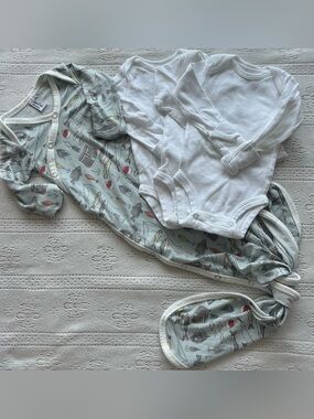 Newborn Bamboo Bundle | Copper Pearl Gone Fishing Set
